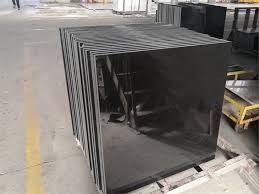 Absolute Black Granite with smooth finish